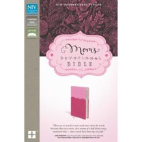 Pre-Owned NIV, Mom's Devotional Bible, Leathersoft, Pink (Hardcover) by Elisa Morgan
