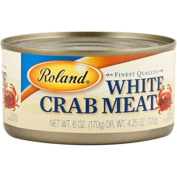 Roland Canned White Crab Meat, 6 Oz - Walmart.com