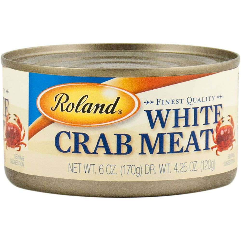 Roland Canned White Crab Meat, 6 Oz - Walmart.com - Walmart.com
