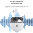 thumbnail image 4 of Auriculares Bluetooth Xiaomi TWS, intrauditivos, control táctil, estéreo de alta fidelidad, resistentes al agua, con cancelación de ruido, para juegos, 4 of 5