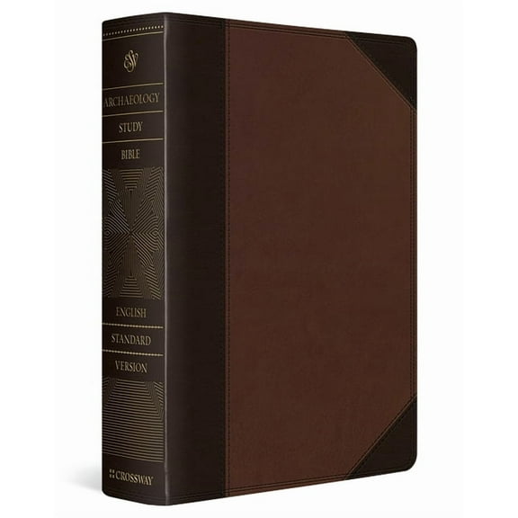 ESV Archaeology Study Bible (Trutone, Brown/Walnut, Portfolio Design), (Hardcover)