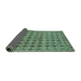 thumbnail image 2 of Ahgly Company Indoor Rectangle Abstract Turquoise Blue Contemporary Area Rugs, 8' x 10', 2 of 4