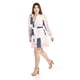 thumbnail image 2 of Vestido camisero con cinto Roman Fashion /Tallas Extras, 3827 (Azul /lila) azul 40, 2 of 6
