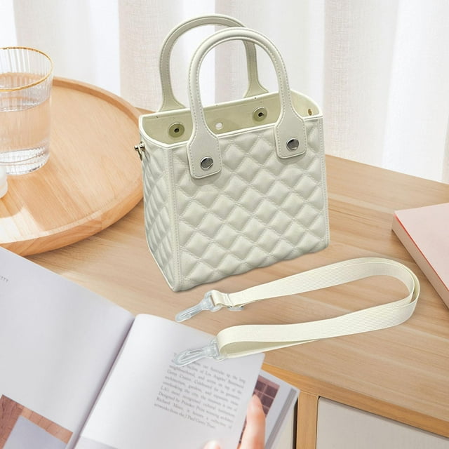 Bolso de playa para mujer, bolso de viaje para gimnasio, viajes, navegación y actividades al libre. blanco