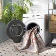 thumbnail image 4 of SAFAVIEH Arizona Aria Distressed Machine Washable Area Rug, Rust/Beige, 6' x 6' Square, 4 of 13