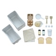 thumbnail image 4 of Teamson Kids Little Chef Savannah Wooden 3-piece Play Kitchen Set with Fridge, Sink, Stove & 21 Accessories, Green, 4 of 15