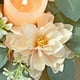 thumbnail image 4 of Fiudx Corona de Rosas Primaverales, Anillos de Hortensias para Velas, Decoración Floral Artificial, Centros de Mesa para Puertas de Entrada y Bodas, Decoración de Temporada para El Hogar, Multiusos,, 4 of 6