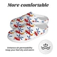 thumbnail image 6 of KLL Cartoon Helicopter Pattern Adult Unisex Cozy Slippers,Fuzzy Slip-on Slippers TPR Sole Slippers Comfort Plush Home Footwear for Indoor & Outdoor-37/38, 6 of 7