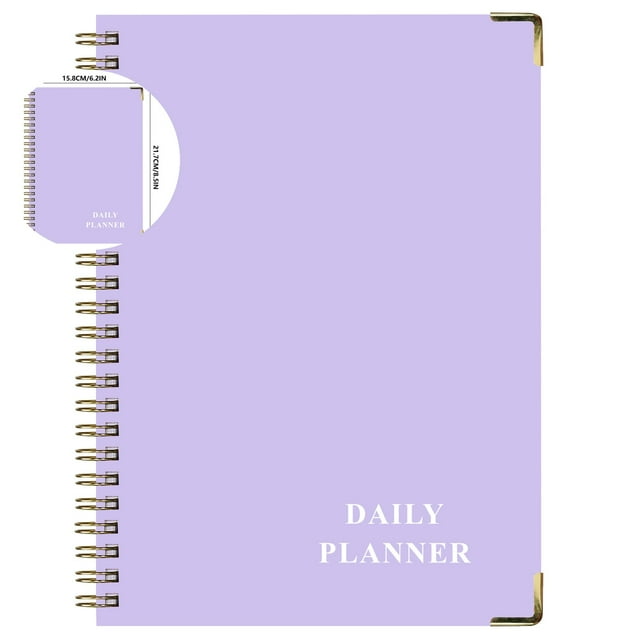 Dvruxg Carnet de Planification Quotidienne, Bloc-Notes pour Liste de Tâches, Carnets pour le Travail, Planificateur Non Daté pour Organiser Facilement Vos Tâches et Rendez-Vous, Fournitures de Bureau Parfaites pour Femmes Hommes