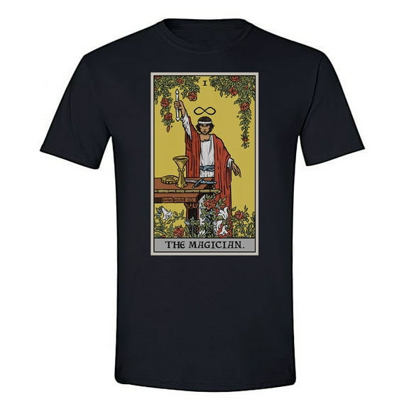 The Ghoulish Garb The Magician Tarot Card Shirt Revival Edition Small