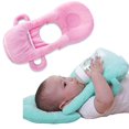 thumbnail image 3 of Soporte para biberón Almohada de alimentación Almohadilla de autolactancia infantil Algodón de manos libres Niños Alimentación con leche Lactancia materna,11 Feliz Sencillez, 3 of 4