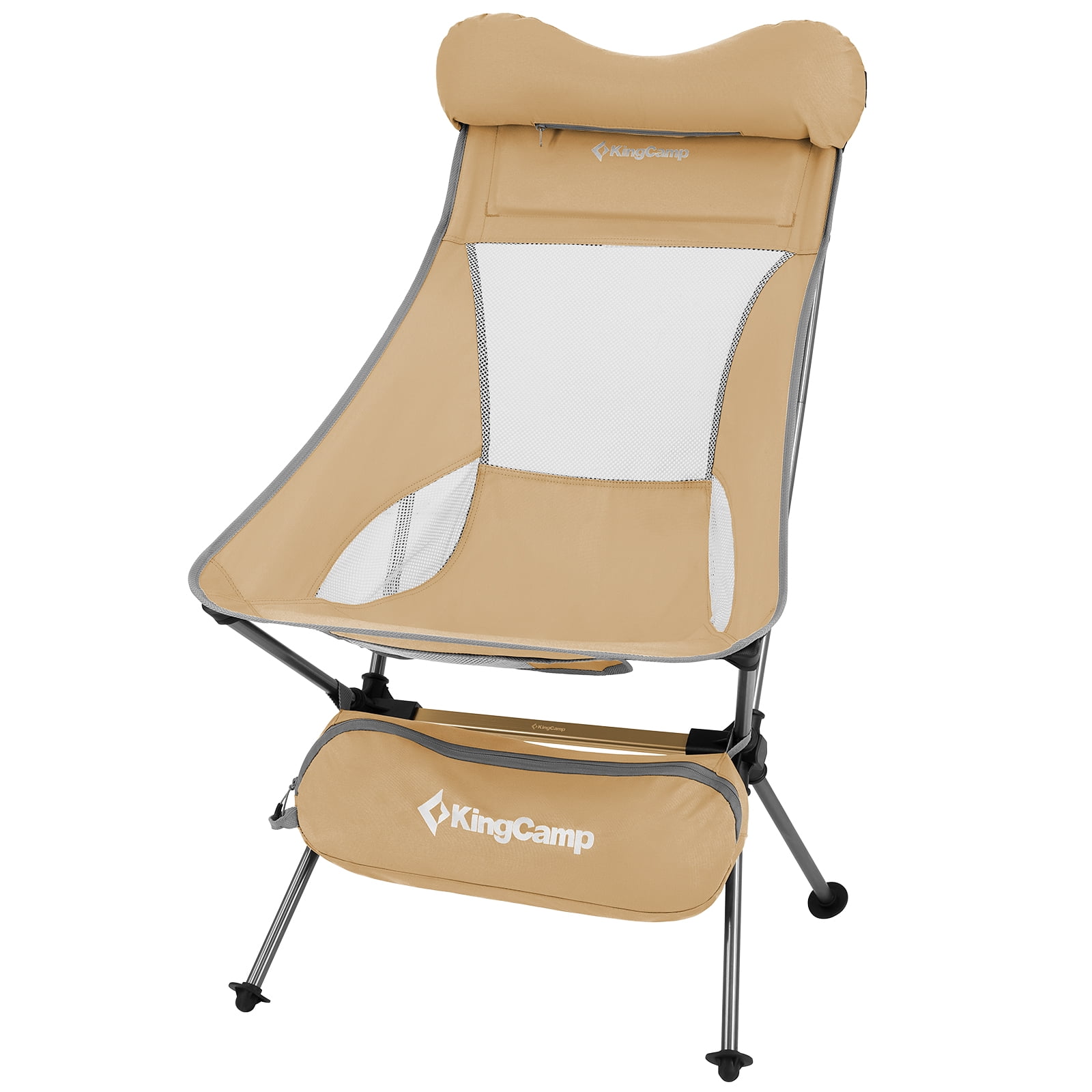 KingCamp Lightweight High Back Camping Chair Extra Wide Folding Chair