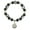 Black, variant on Evil Eye Colorful Bead Bracelet: 1CT