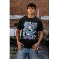 thumbnail image 4 of The Smurfs Cool Kanji Born Fly Unisex Plus Size Graphic Tee Brisco Brands 3X, 4 of 5
