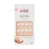 KISS Salon Acrylic French Nails, ‘Sugar Rush’, 28 Count