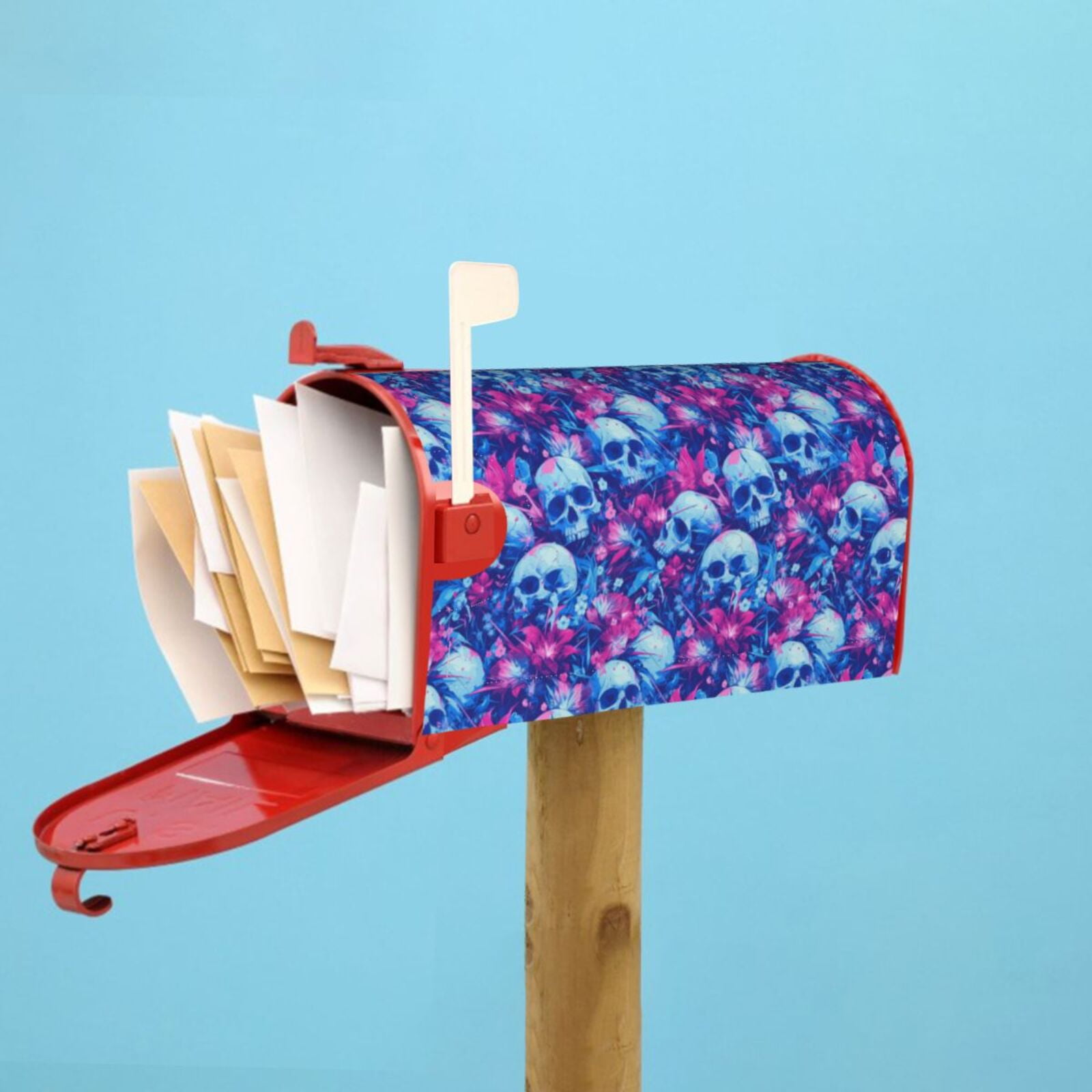 Kdxio Magnetic Mailbox Cover 21x18 in Mailbox Cover Outdoor Decoration Holiday Mailbox Covers for Home Garden Yard-21x18 in