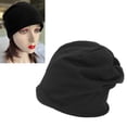 thumbnail image 3 of Yajisi EMF Protection Beanie Hat, Silver Fiber Radiation Shielding Slouch Beanie for Men & Women, Black, 3 of 7
