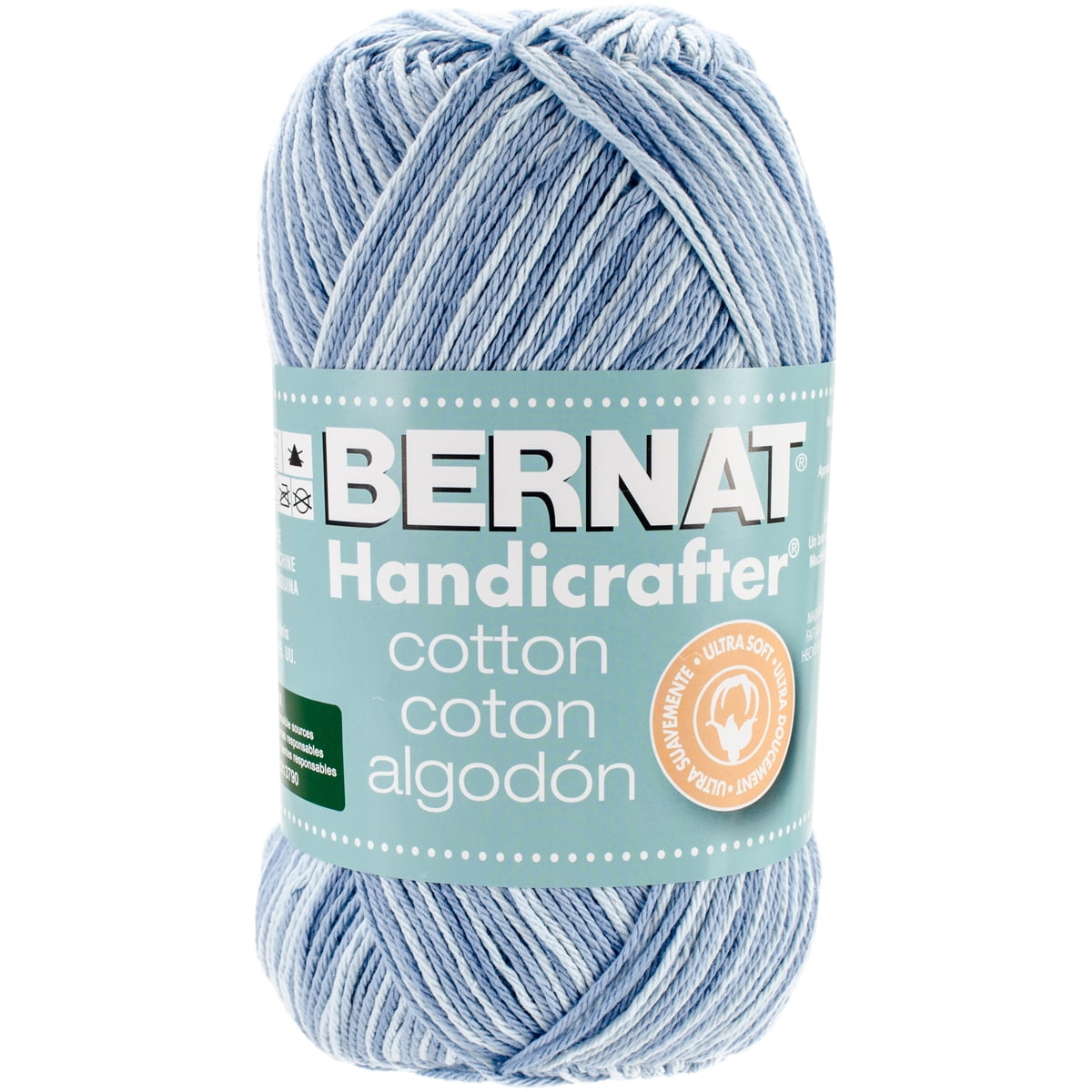 Bernat Handicrafter Cotton Yarn Solids and Twists
