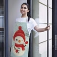thumbnail image 4 of Linen Christmas Apron Sunflower Pumpkin Creative Apron Kitchen Housework Oil Repellent Antifouling Apron, 4 of 4
