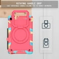 thumbnail image 3 of elitegadget Case for Samsung Galaxy Tab S6 Lite 10.4" 2024/2020/2022 - Heavy Duty Impact Resistant Case Cover with Rotating Ring Stand (Candy/Pink), 3 of 6