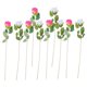 thumbnail image 2 of 10 rosas artificiales: rosas artificiales realistas con tallos - Para ramos de novia con arcos de boda y decoración de interiores - Decoración floral artificial, 2 of 6