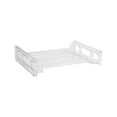 thumbnail image 3 of Business Source, Side-loading Stackable Letter Trays, 1 Each, Clear, 3 of 5