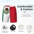 thumbnail image 3 of Mens Mexico Flag 2 in 1 Quick Dry Swim Trunks with Compression Liner Beach Shorts, 3 of 6
