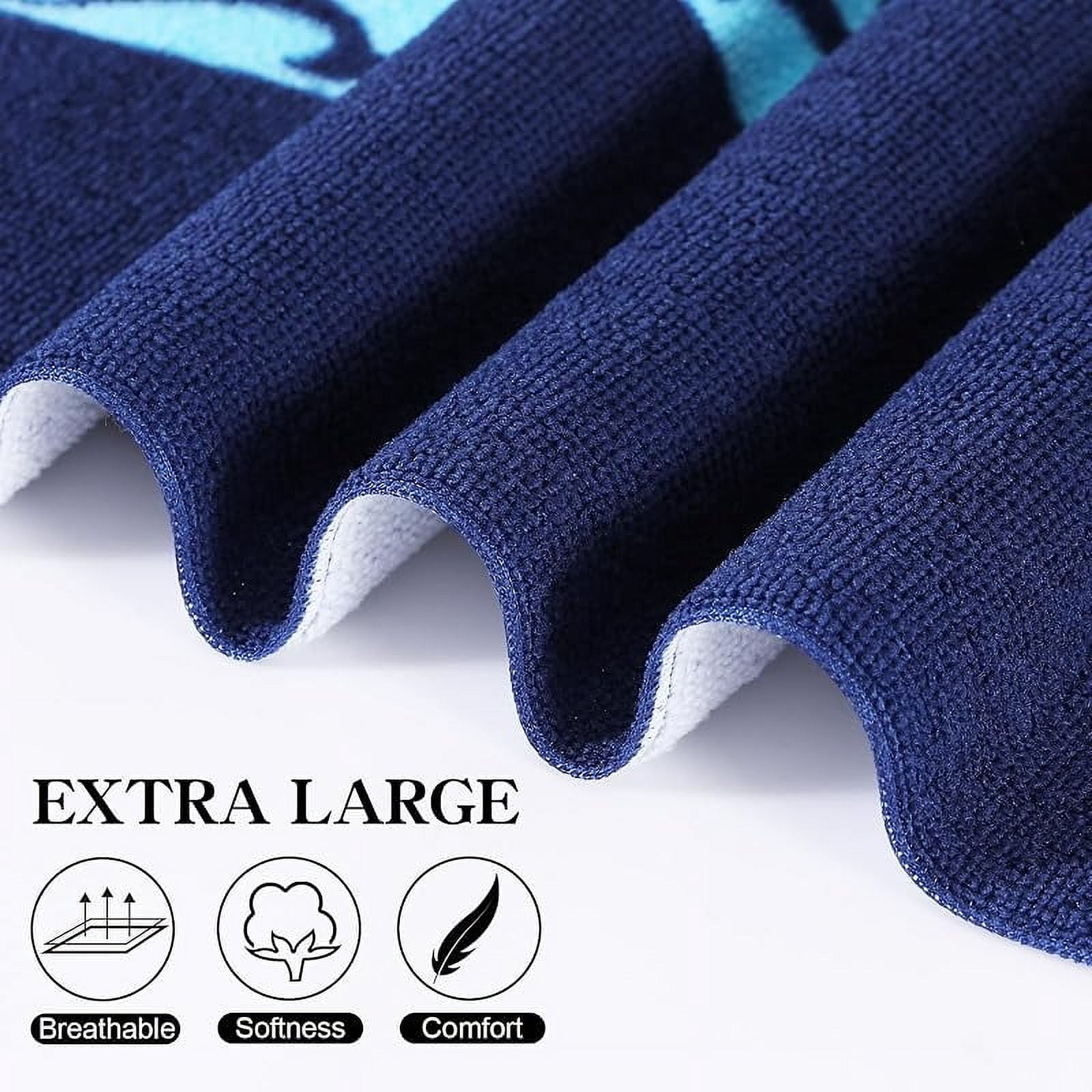 2 Packs Oversized Beach Towel Set 36 x 72 in Large Big Pool Camping Swim Clearance Soft Towels Travel Essentials Accessories Must Haves Vacation Necessities Adult Gifts