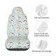 thumbnail image 4 of Balery Cute Cows Funda de Asiento para Auto con Diseño - Cubierta Frontal Suave y Transpirable con Protector Antideslizante- 1 Unidad, 4 of 5