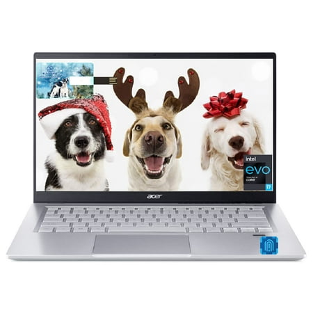 Acer Swift 3 Intel Evo Thin & Light Laptop 14.0" Full HD IPS Intel Core i7-1165G7 Intel Iris Xe Graphics 8GB LPDDR4X 512GB SSD Wi-Fi 6 Fingerprint Reader Back-lit KB, 32GB USB Card