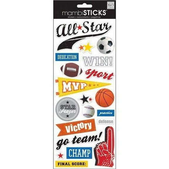 Me And My Big Ideas Sports Victory Stickers