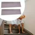thumbnail image 6 of Esquirla 2 Pieces Carpet Stair Non Skid 21.65x7.87'' Reusable Thicken Polyester Stair Rugs for Wood Stairs for Kids Elders Dogs gray, 6 of 8