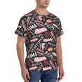 thumbnail image 2 of Qekee Various Languages Mother Classic Fit T-Shirt Men's Shirt Men's Tight Short Sleeves for Exercise, Running, Mountaineering - Various Languages Mother, 2 of 9