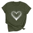 thumbnail image 3 of QIPOPIQ T-Shirt à Imprimé de Lettres Graphique pour Femme, Manches Courtes, Haut Tee en Liquidation, 3 of 3