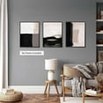 thumbnail image 4 of Hieng Abstract Canvas Wall Art Set Modern Beige Black and White Wall Decor, Neutral Abstract Artwork Poster Prints Painting for Living Room, Bedroom, Dining Room（Only canvas）, 4 of 6