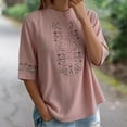 thumbnail image 5 of Kelon Short Sleeve Womens Linen Cotton Tops Vacation Casual Outfits Blouses Dressy Casual Summer Outfits 2026, 5 of 6