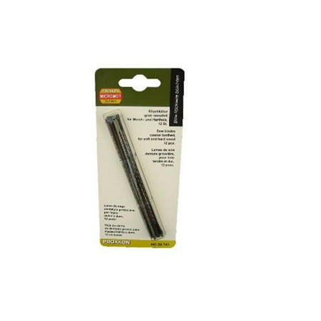 Proxxon 28741 Coarse Standard Scroll Saw Blades for Wood - 12