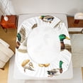 thumbnail image 5 of Homewish Mallard Duck Full Size Sheets 4-Piece for Teens Boys Girls,Retro Vintage Breathable Bed Sheets,River House Lightweight Sheet Sets,Lightweight Room Decor, 5 of 7