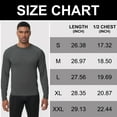 thumbnail image 6 of QPNGRP Men's UPF 50+ Sun Protection Dry Fit Long Sleeve Rash Guard Shirts 3 Pack Lightweight Athletic Workout Running Tops, 6 of 8