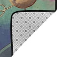 thumbnail image 2 of DouZhe Steampunk Astronaut Spaceship Pattern Area Rugs Non-Slip Machine Washable Floor Mat, Galaxy Outer Space Style Carpet Doormat, 63x48 inches, 2 of 6