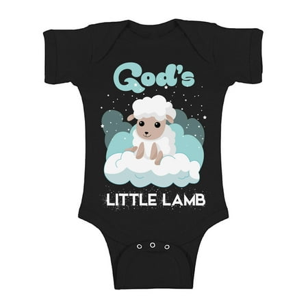 

18 Month Girls Clothes - NB 6M 12M 18M 24M - God s Little Lamb Bodysuit
