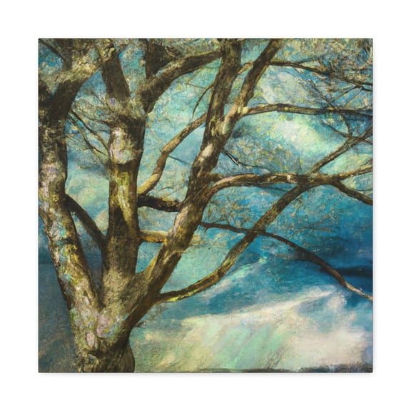 Elm Tree Expressionism - Canvas