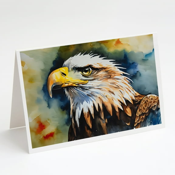 Eagle Greeting Cards Pack of 8 7 in x 5 in