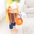 thumbnail image 4 of PYPESEEWY Clearance Home Storage Halloween Pumpkin Shape Funny and Tricky Children'S Portable Candy Bucket 4Pc, 4 of 7