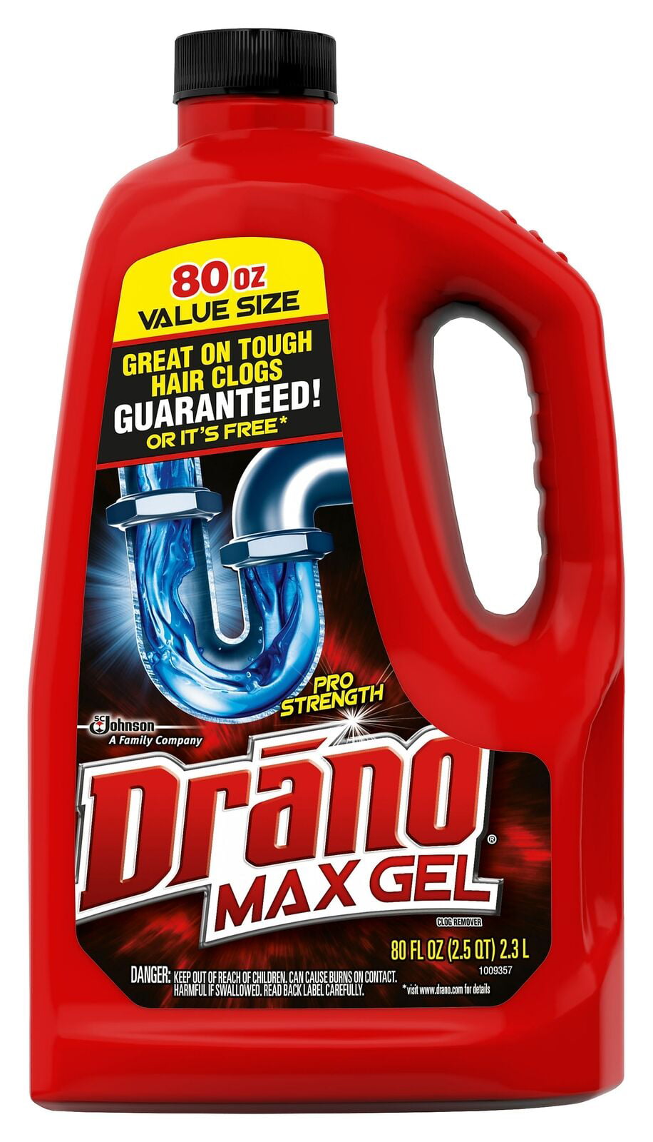 Drano Max Ultra Gel 80 oz.- 4 Pack 