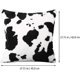 thumbnail image 3 of Funda de almohada con estampado de vaca, funda de cojín para sofá, fundas de almohada cuadradas decorativas para sofá, 2 piezas, 3 of 5