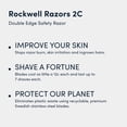 thumbnail image 2 of Rockwell Razors 2C Adjustable Double Edge Safety Razor for Men with 5 Razor Blades, Gunmetal Chrome, 2 of 6
