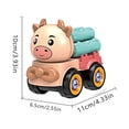 thumbnail image 3 of Coogam Take Apart Puzzle Disassembly Animal Engineering Vehicle Toy With Screwdriver Tool, Fine Motor Skill Toy Car, 3 of 3