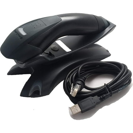 Honeywell Voyager 1202G 1D Single-Line Wireless Bluetooth Laser Barcode Scanner, Including Charge & Communications Base, Battery and USB Cable (9.8 ft./3m)