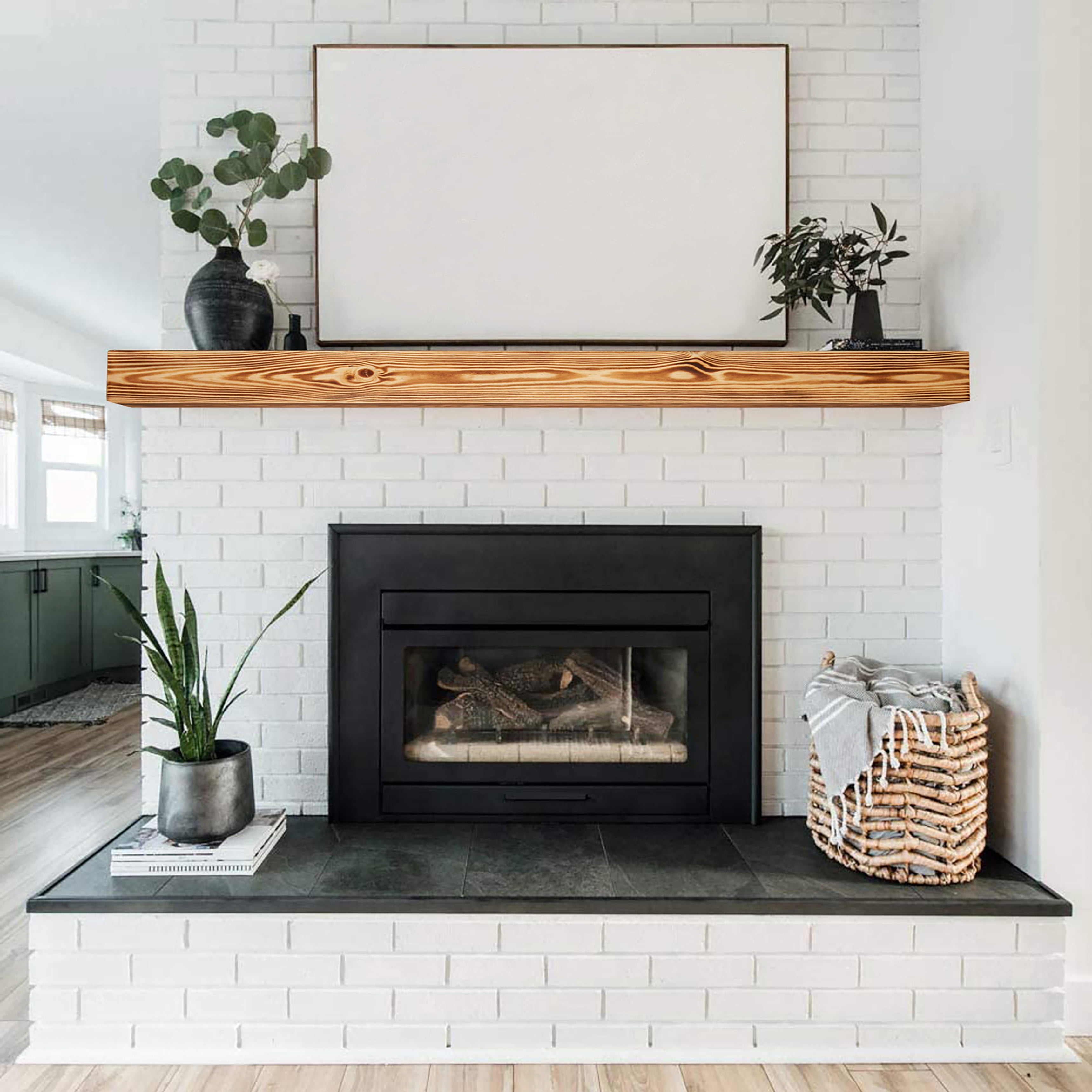 Floating Fireplace Shelf: Experience Elegance With Oak